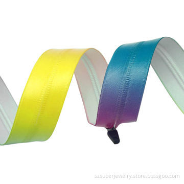 Dress bags waterproof invisible colorful nylon zipper factory|nylon zipper